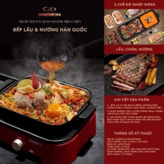 Bếp lẩu nướng Daewon DW-MG2200