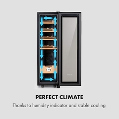 Tủ xì gà Klarstein El Presidente 45 Slim Humidor