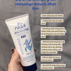 Sữa rửa mặt ý dĩ Hatomugi Nhật Bản