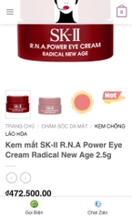 Kem Mắt SK-II R.N.A Power Eye Cream Radical New Age Nhật Bản