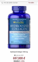 Puritan's Pride Hydrolyzed Collagen 1000mg