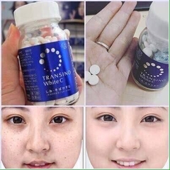Transino hộp xanh - Viên uống trị nám tàn nhang, hàng nội địa Nhật