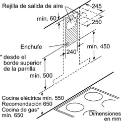 Máy hút mùi Bosch DWB77CM50-70cm