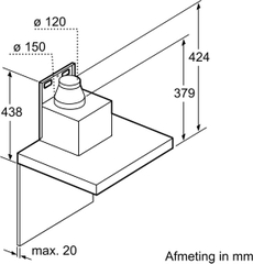 Máy hút mùi Bosch DWB77CM50-70cm