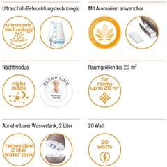 Máy làm ẩm không khí khuếch tán tinh dầu Beurer LB37