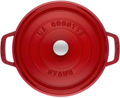 Nồi Gang Staub Round Cocotte Grenadine màu đỏ