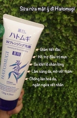 Sữa rửa mặt ý dĩ Hatomugi Nhật Bản