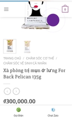 Xà phòng trị mụn ở lưng For Back Pelican Nhật Bản