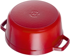 Nồi Gang Staub Round Cocotte Grenadine màu đỏ