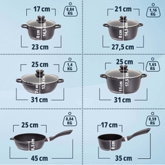 Bộ nồi KHG Paula 6 món