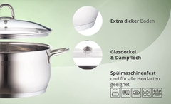 Bộ nồi KHG bạch kim 5 món