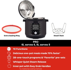 Nồi Áp Suất Instant Pot Pro 10 in 1-  5,7L