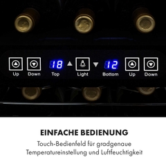 Tủ bảo quản rượu vang và cigar Klarstein El Dorado 48L