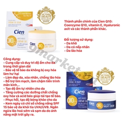 Kem Dưỡng Ẩm Chống Lão Hóa Ngày & Đêm Cien Q10 Anti Falten