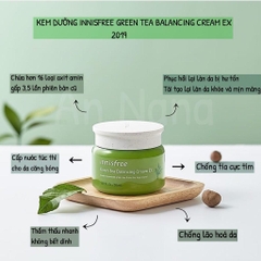 Kem Dưỡng trà xanh Innisfree Green Tea Balancing Cream Ex