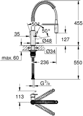 Vòi rửa bát Grohe Single Lever Sink Tap 30361000