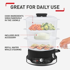 Nồi hấp điện Tefal Ultra Compact VC2048