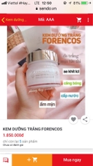 Kem dưỡng trắng da ngày Forencos Wonderwerk Marula Tone Up Cream