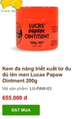 Kem Đa Năng Lucas Papaw Oinment Của Úc