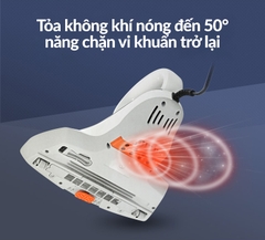 Máy hút bụi giường đệm khử trùng UV VELONIX SHVC-017 version 2021