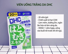 Viên uống trắng da Coix DHC Nhật