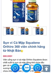 Sụn vi cá mập Orihiro Squalene