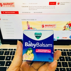 Dầu Vicks Baby Balsam Bôi Ấm Ngực Cho Bé