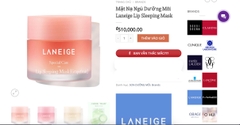 MẶT NẠ NGỦ DƯỠNG MÔI LANEIGE LIP SLEEPING MASK