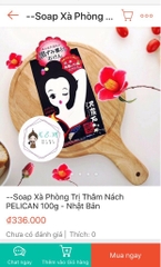 Xà phòng trị thâm nách Pelican Nhật Bản