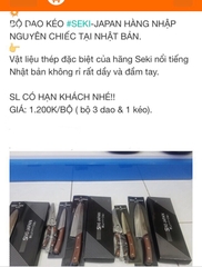 Bộ dao kéo Nhật Seki 4 món