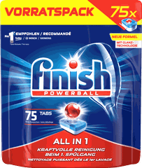 Viên rửa bát Finish Spülmaschinen-Tabs All-in-One Vorratspack