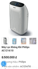 Máy lọc không khí Philips AC1214/10