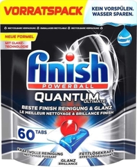 Viên Rửa Bát Finish Quantum túi 60 viên