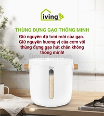 Thùng gạo hút chân không thông minh Iving & Living HAZ-RV5L