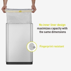 Thùng rác inox cảm biến tự động Hanssem 30L