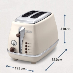 Máy nướng bánh mỳ DeLonghi CTOV2103.BG