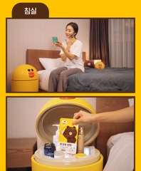Tủ lạnh mini đựng mỹ phẩm Ccomo Line Friends