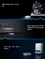 Robot hút bụi lau nhà Ecovacs Deebot T10 OMNI