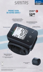 Máy đo huyết áp cổ tay điện tử Sanitas SBC30