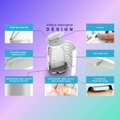 Thùng rác khử mùi thông minh Vliba