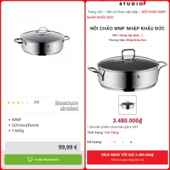 Nồi Chảo Chống Dính Đa năng WMF 28 Cm