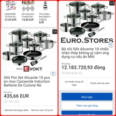 Bộ nồi Silit Alicante 10 món
