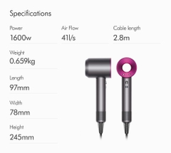 Máy sấy tóc Dyson Supersonic HD03 hồng bản Hàn