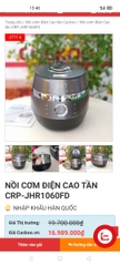 Nồi cơm điện cao tầng CRP - JHR 1060FD 1,8L