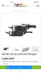 Set 2 Nồi áp suất Silit Silargan