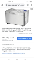 Máy làm bánh mỳ Unold Backmeister Edel 68456