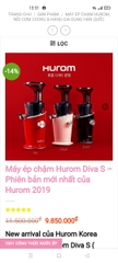 Máy ép chậm Hurom Diva S