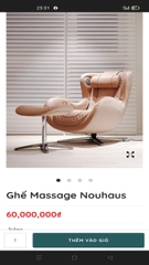 Ghế massage Nouhaus Classic