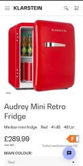 Tủ lạnh Klarstein Audrey Mini Retro