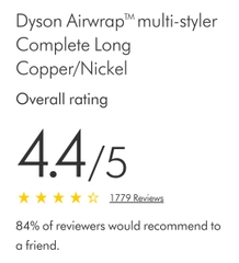Máy tạo kiểu tóc Dyson Airwrap™ Multi-Styler Complete (Đồng và Xám trắng)